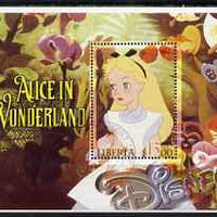 Liberia 2006 Walt Disney - Alice in Wonderland perf m/sheet fine cto used