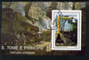 St Thomas & Prince Islands 1989 Railway Locos (Spain) perf m/sheet fine cto used