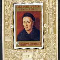 Hungary 1971 Paintings (Albert Durer) m/sheet SG MS 2592 (mi Bl 81)