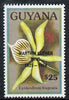 Guyana 1990 (?) Martin Luther King opt on $25.00 orchid (Epidendrum f) from World Personalities overprints, unmounted mint as SG type 465