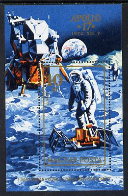 Hungary 1973 Apollo 17 m/sheet unmounted mint SG MS 2771 (Mi Bl 94)