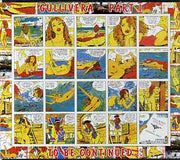 Benin 2003 Gullivera's Travels #01 - (Strip Cartoon) imperf sheetlet of 20 (2 values + 18 labels) unmounted mint
