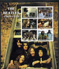 Congo 2004 The Beatles (1969-70) large imperf sheet containing 6 values, unmounted mint