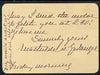 Great Britain 1907 Two cards from Baroness Matilde d'Erlanger to the Lady Southampton inviting her to share a drive with her and PRINCESS CHRISTIAN.,(Lady Ismay Southampton was Lady-in-Waiting to Queen Victoria from 1878 until her death in 1901)
