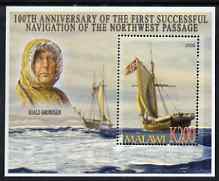 Malawi 2006 Roald Amundsen perf m/sheet unmounted mint