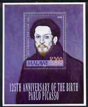 Malawi 2006 125th Birth Anniversary of Pablo Picasso perf m/sheet unmounted mint