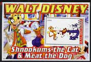Malawi 2006 Walt Disney - Shnookums the Cat & Meat the Dog perf m/sheet unmounted mint