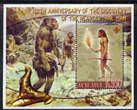 Malawi 2006 Discovery of Neanderthal Man perf m/sheet #2 with Scout Logo unmounted mint