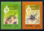 Poland 1978 Congress of Parasitologists set of 2 SG 2554-55 unmounted mint