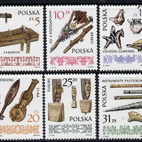 Poland 1985 Musical Instruments (2nd series) set of 6 unmounted mint SG 2994-99