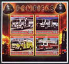 Djibouti 2006 Fire Engines #3 perf sheetlet containing 4 values unmounted mint