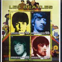 Djibouti 2006 The Beatles perf sheetlet containing 4 values unmounted mint