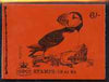 Great Britain 1968-70 Birds - Puffin (red cover Sept 1969) 6s booklet complete and fine, SG QP50