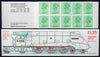 Great Britain 1983 Railways Engines #3 (LNER Mallard) £1.25 folded booklet with margin at left SG FK7A