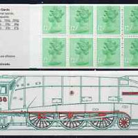 Great Britain 1983 Railways Engines #3 (LNER Mallard) £1.25 folded booklet with margin at left SG FK7A