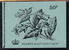 Great Britain 1971-72 British Flowers #8 - Deadly Nightshade 50p booklet (Nov 1972) complete and fine, SG DT8