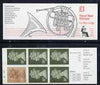 Great Britain 1986-87 Musical Instruments #2 (French Horn) £1 booklet complete with cyl numbers, SG FH6