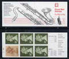 Great Britain 1986-87 Musical Instruments #3 (Bass Clarinet) £1 booklet complete with cyl numbers, SG FH7