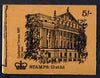 Great Britain 1968-70 English Homes - Cumberland Terrace 5s booklet (Feb 1970) complete and fine SG HP33