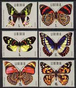 Liberia 1974 Tropical Butterflies set of 6 unmounted mint, SG 1210-15