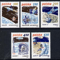 Poland 1979 Space Acievements set of 5 SG 2644-48 unmounted mint