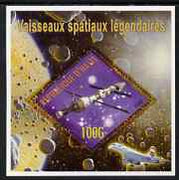 Haiti 2006 Legendary Spaceships #2 perf m/sheet containing 100G diamond shaped value plus Concorde, unmounted mint