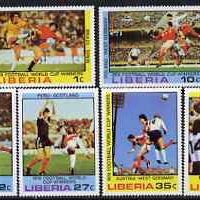 Liberia 1978 Football World Cup Winners perf set of 6 unmounted mint SG 1356-61