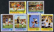 Liberia 1978 Football World Cup Winners perf set of 6 unmounted mint SG 1356-61