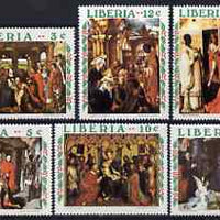 Liberia 1970 Christmas - Adoration of the Magi set of 6 unmounted mint SG 1043-48