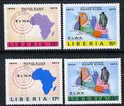 Liberia 1974 ELWA Radio Station Anniversary perf set of 4 unmounted mint, SG 1183-86
