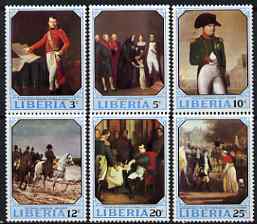 Liberia 1970 Napoleon Birth Bicentenary perf set of 6 unmounted mint SG 1034-39