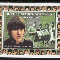 Congo 2006 The Beatles #3 George Harrison imperf sheetlet cto used