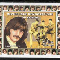 Congo 2006 The Beatles #4 Ringo Starr imperf sheetlet cto used