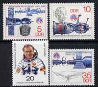 Germany - East 1978 Soviet - East German Space Flight (2nd issue) perf set of 4 unmounted mint, SG E2069-72