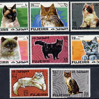 Fujeira 1967 Cats set of 8 unmounted mint (Mi 206-13A)