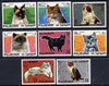 Fujeira 1967 Cats imperf set of 8 unmounted mint (Mi 206-13B)