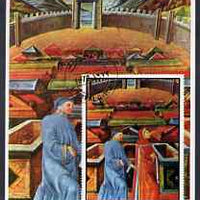 Umm Al Qiwain 1972 The Divine Comedy by Dante imperf m/sheet #02 fine cto used