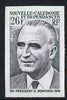 New Caledonia 1975 Pres Pompidou 26f imperf from limited printing, unmounted mint as SG 559
