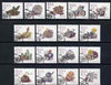 South Africa 1988 Succulents perf set of 17 values (ex 21c) fine used with special cancel, SG 654-68a