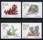 South Africa 1988 Succulents coil set of 4 (perf 14 x imperf) unmounted mint, SG 669-72