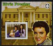 Benin 2007 Elvis Presley #1 perf m/sheet with Scout Logo, unmounted mint