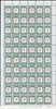 Seychelles 1964-65 Postage Due 3c scarlet & green wmk block CA complete sheet of 60 unmounted mint, SG D10