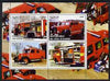 Ivory Coast 2004 Fire Engines perf sheetlet containing 4 values fine cto used