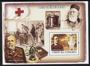 Comoro Islands 2008 Famous Doctors perf s/sheet unmounted mint