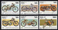 Kampuchea 1985 Centenary of Motor Cycle perf set of 6 values only fine cto used, SG 598-603