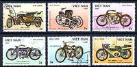 Vietnam 1985 Centenary of Motor Cycle perf set of 6 values only fine cto used, SG 828-33
