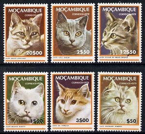 Mozambique 1979 Domestic Cats set of 6,unmounted mint SG 740-45