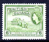British Guiana 1954-63 Rice Combine Harvester 6c De La Rue printing unmounted mint SG336a*
