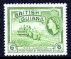 British Guiana 1954-63 Rice Combine Harvester 6c Waterlow printing unmounted mint SG336*