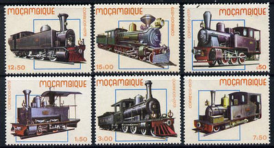 Mozambique 1979 Early Locomotives set of 6 unmounted mint SG 779-84